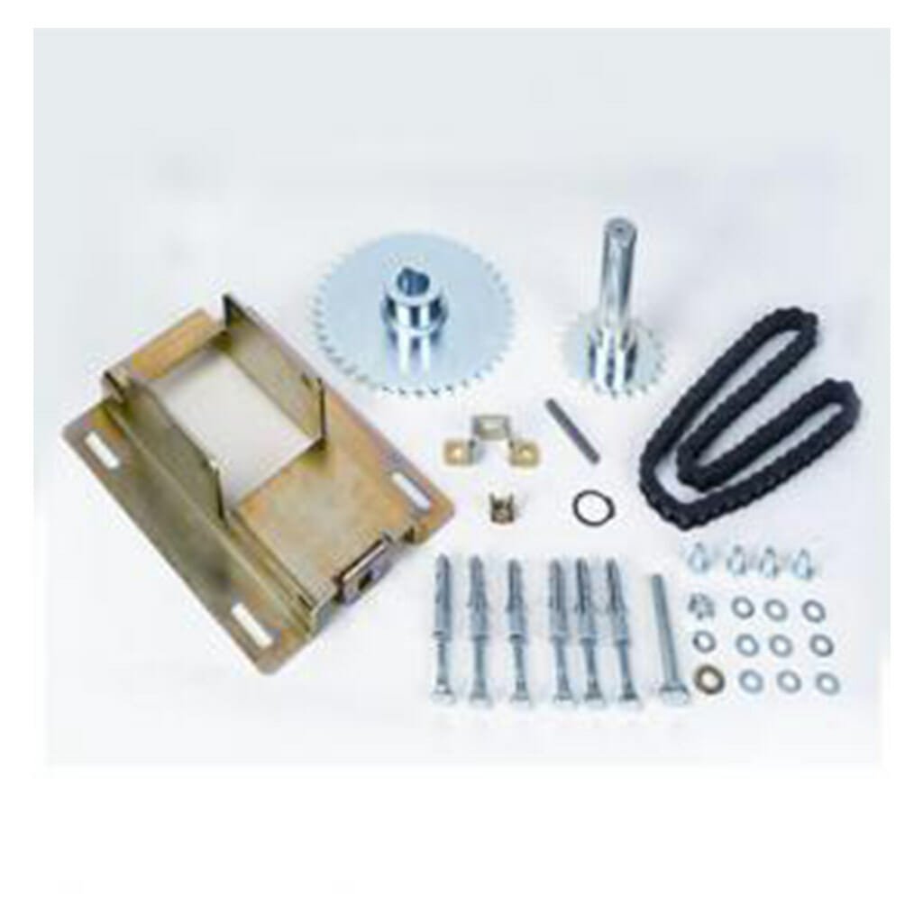 Kit staffa pignone e catena