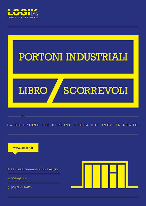 Portoni industriali libro scorrevoli
