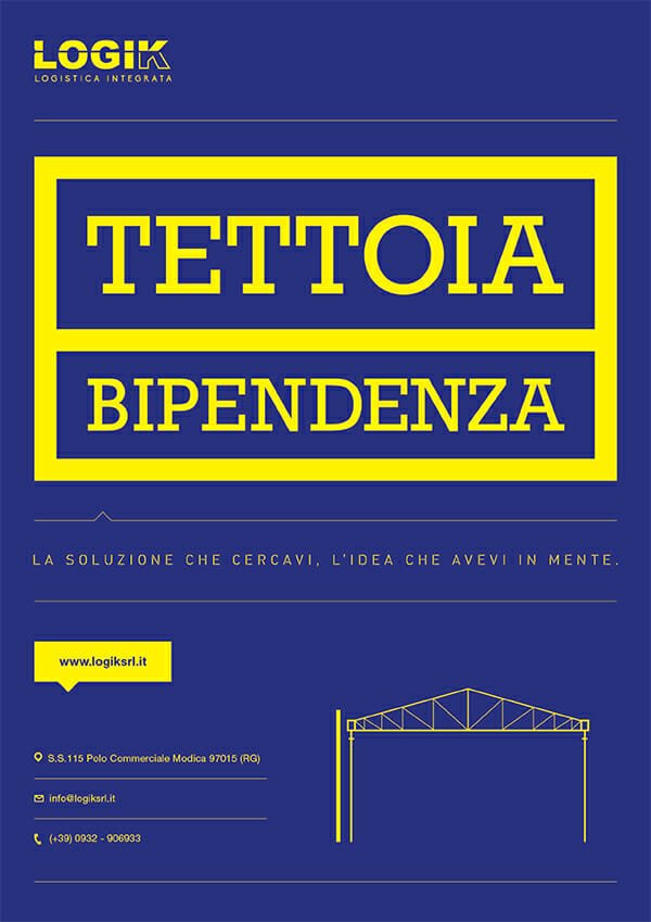 Tettoia bipendenza